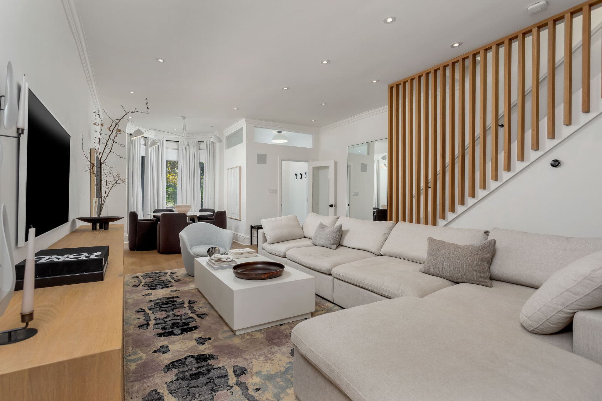 A finished Homekin living room
